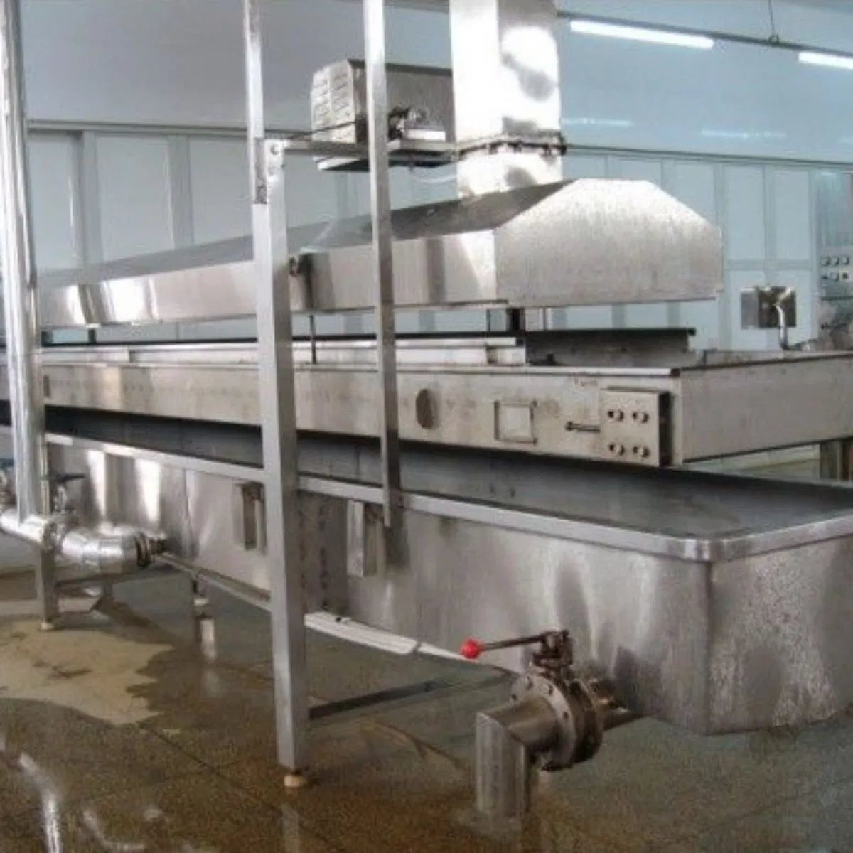 IQF Aquatic Seafood Cleaning Cooking Cooling Quick Freezing Production Machine Shrimp Processing Line