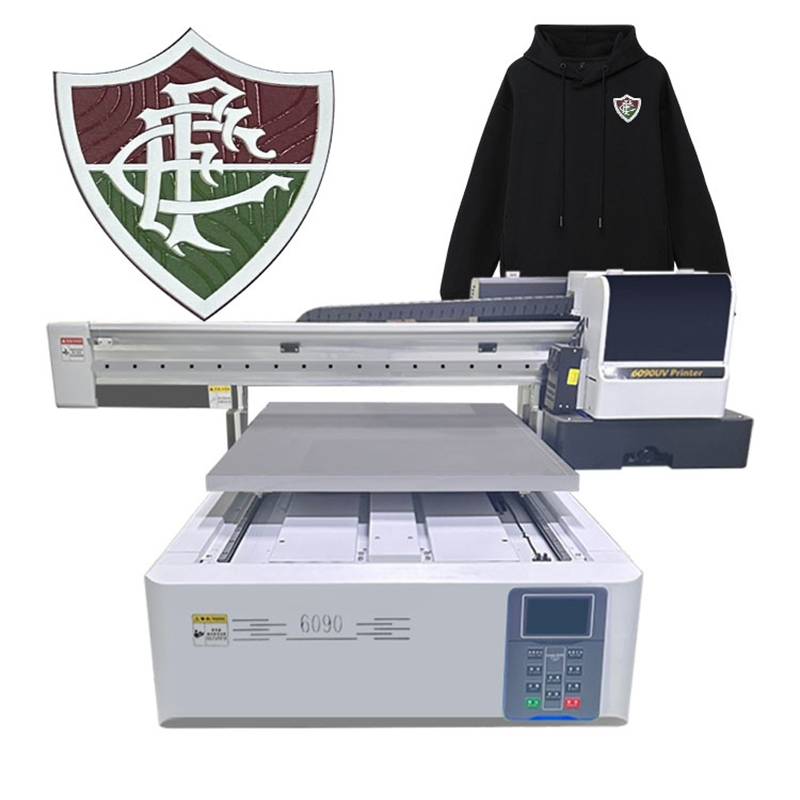 Multi-Functional 60X90 UV Dtf and Flatbed Printer Digital 3D Logo T-Shirt UV Dtf Flatbed Printer