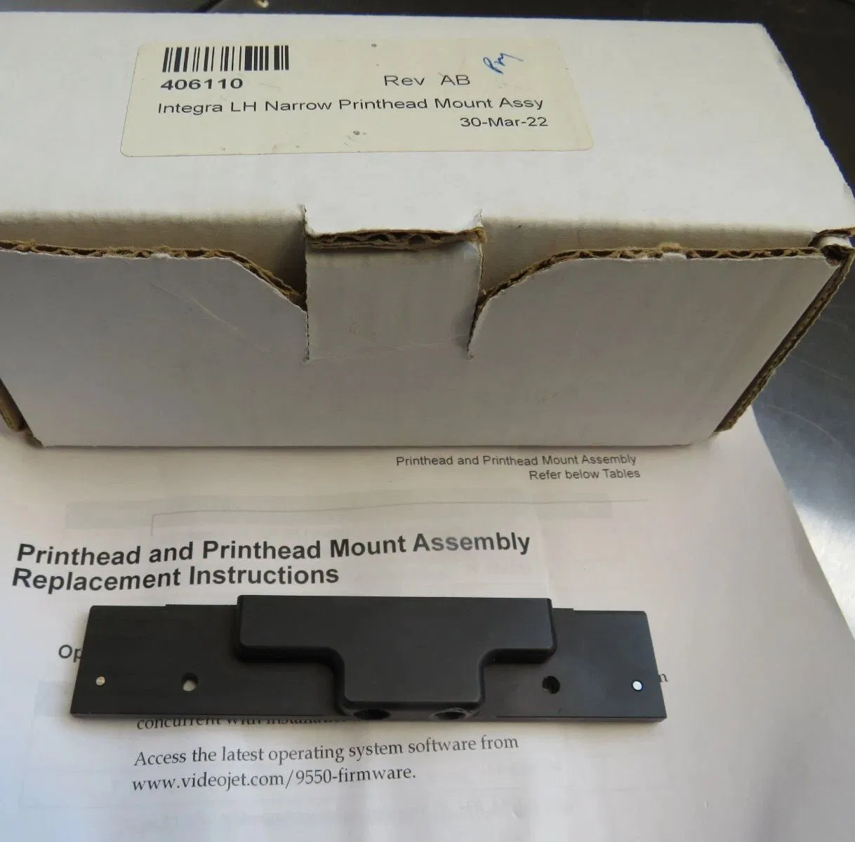 Original Integra Lh Narrow Printhead Mount Assembly Spare 406110 406109