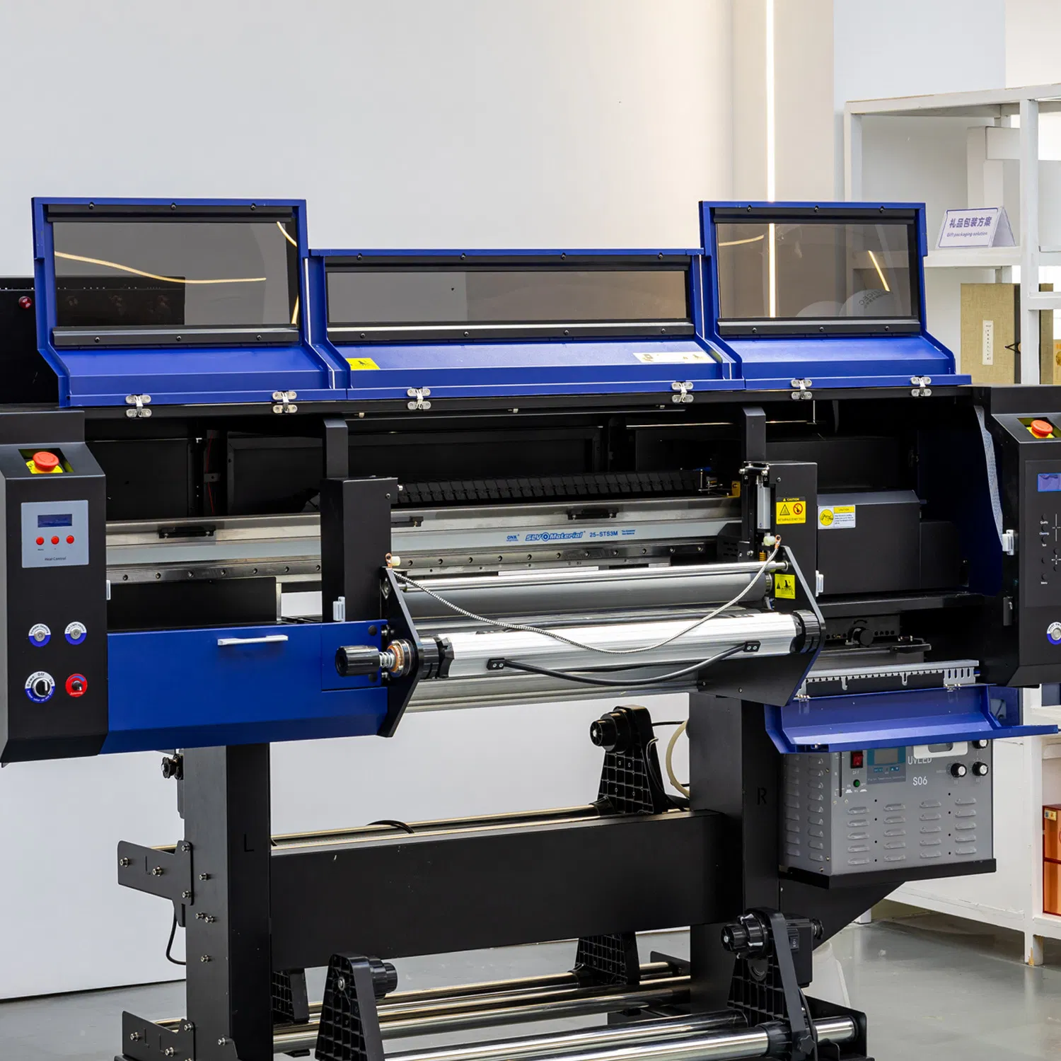 Embroidery Roll UV Printer Dtf Film UV Printing Machine for Textile Printing