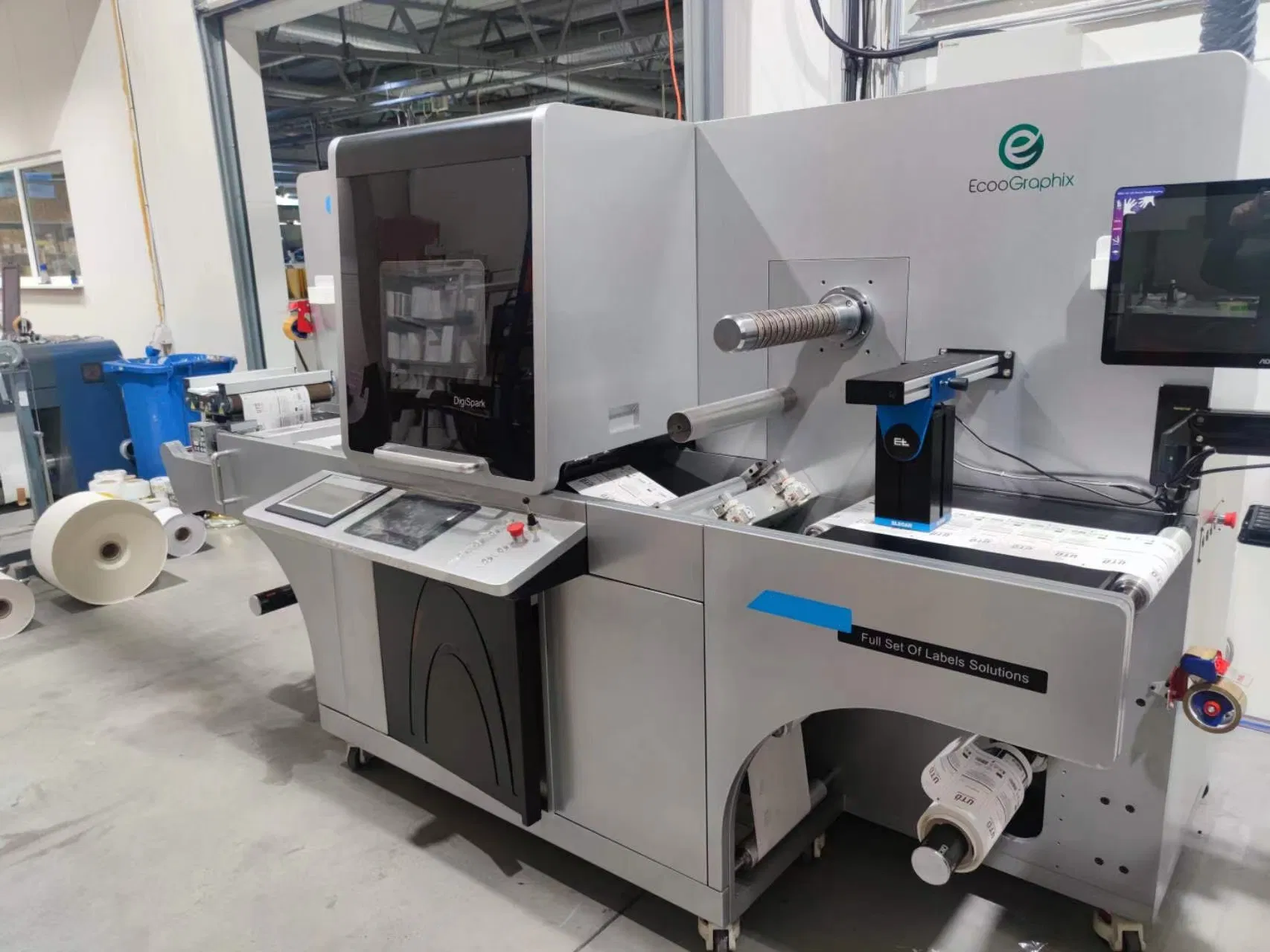 Digispark Digital Drop on Demand Label Postpress Effect Enhancement Machine