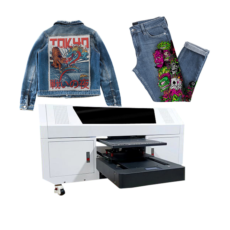 High Precision A2 6040 I1600 Head 2400dpi Direct to Garment Custom T Shirt Hoodies Inkjet Digital DTG Textile Printer
