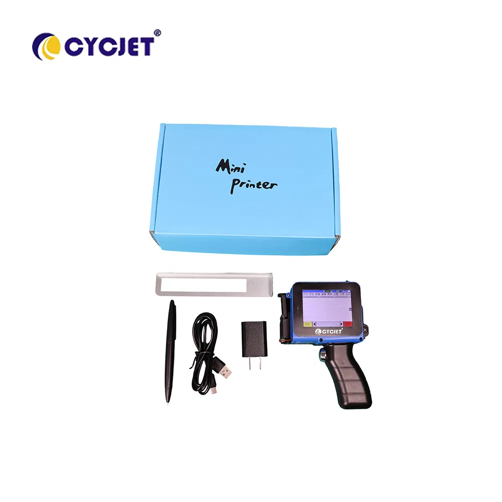 Cycjet Smart Mini Portable Inkjet Printer - for Textile Rolls &amp; Plastic Pipes