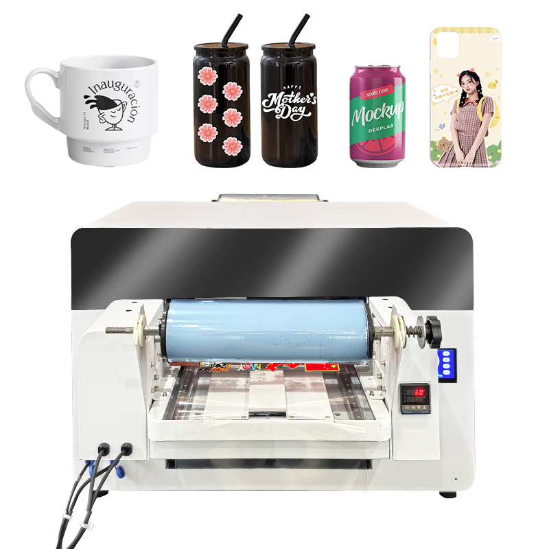 Multifunctional 3D LED Digital UV Inkjet Printer for Pen Bottle Mobile Phone Case Crystal Label