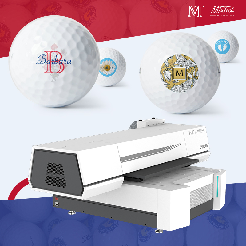 MTuTech UV Printer 9060 Digital Small Format Flatbed UV Printer for Flat and Cylindrical Objects