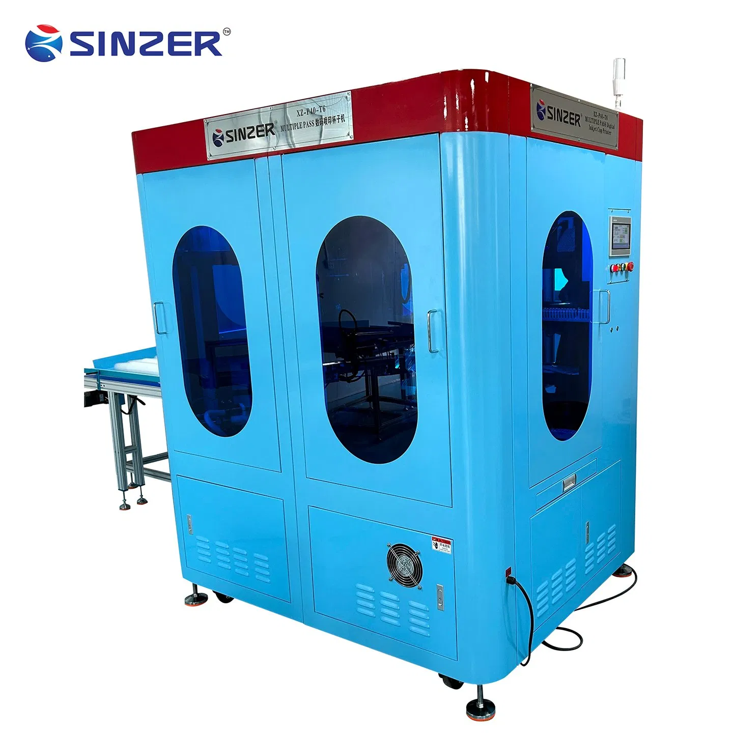 New Design Cups Digital UV Printer for Paper Plastic Cups PP Pet Containers with LED Curing