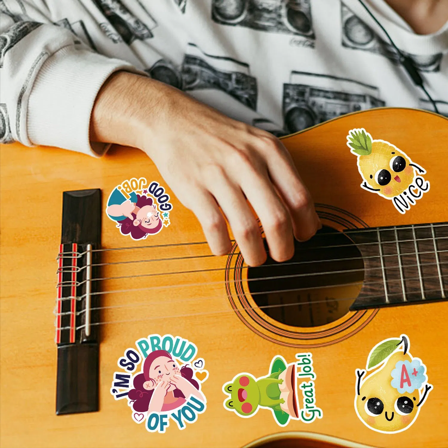 Wholesale Hot Selling Student Rewards Waterproof Stickers for Decorating Children's Scrapbooks Diaries Stickers