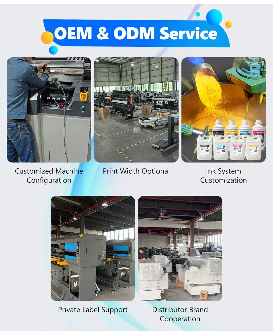 Lainkjet Roll to Roll Digital Textile Sublimation Printer for Fashion Fabric Printing