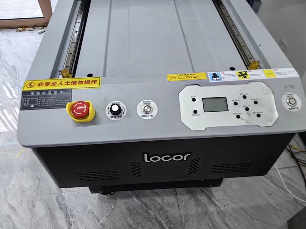 95%New UV6090 Desktop 60*90cm Round Object UV Flatbed Printer 3D Effect UV Printing Machine 6090 Digital Inkjet PVC Kt MDF UV LED Flatbed Printer