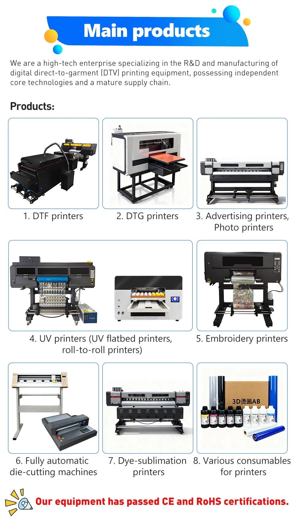 Lainkjet Roll to Roll Digital Textile Sublimation Printer for Fashion Fabric Printing