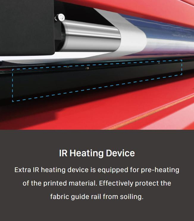 China Manufacturer 126 Inch High Quality Grand Format Textile Roll Sublimation Printer with Cooling Fan Equipped for Polyester Fabric Cotton