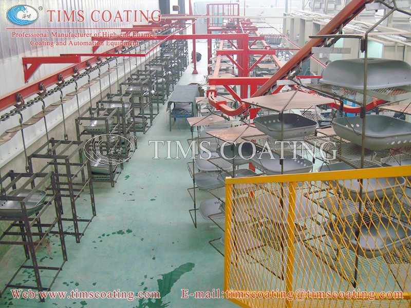 Dual-Mode Enameling Energy-Saving Tims Oven Enameling Coating Machine/Equipment for Irregular Oven Parts