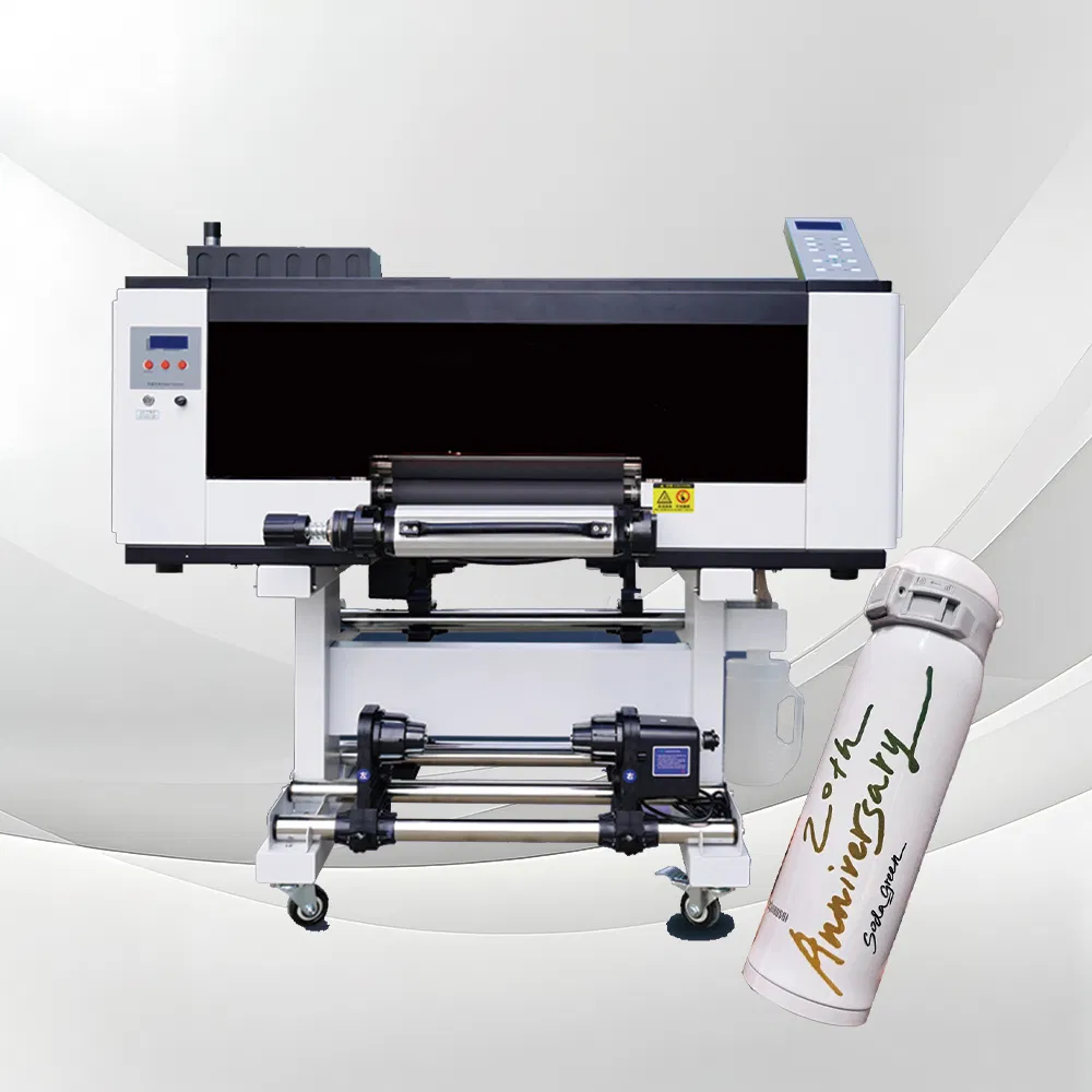 Holdwin 30cm Digital Color Label Printer Roll to Roll UV Inkjet for Sticker/Bottle/Garment/Textile Machine for Business