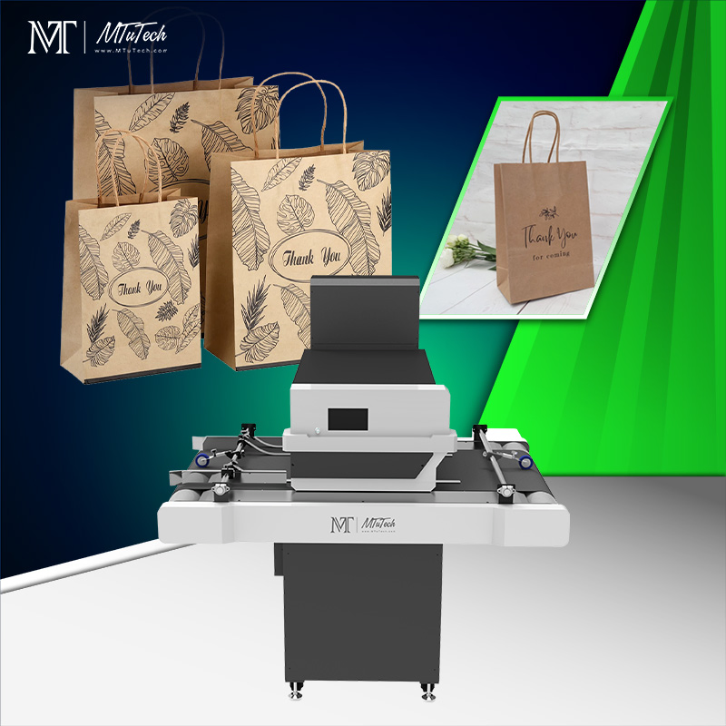 MTuTech Carton Printer Kraft Paper Bag Single Pass Corrugated Box Inkjet Printer
