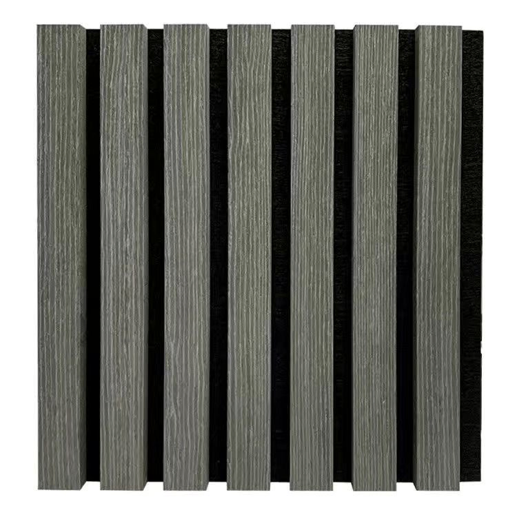 Acoustic Wooden Slat Wall Panel Eco-Friendly Polyester MDF for Decorative Panel
