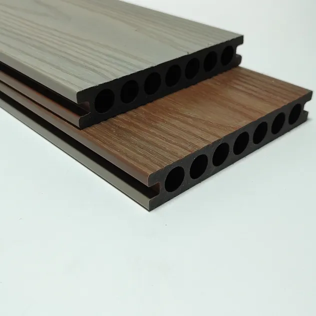 Double-sided co-extruded