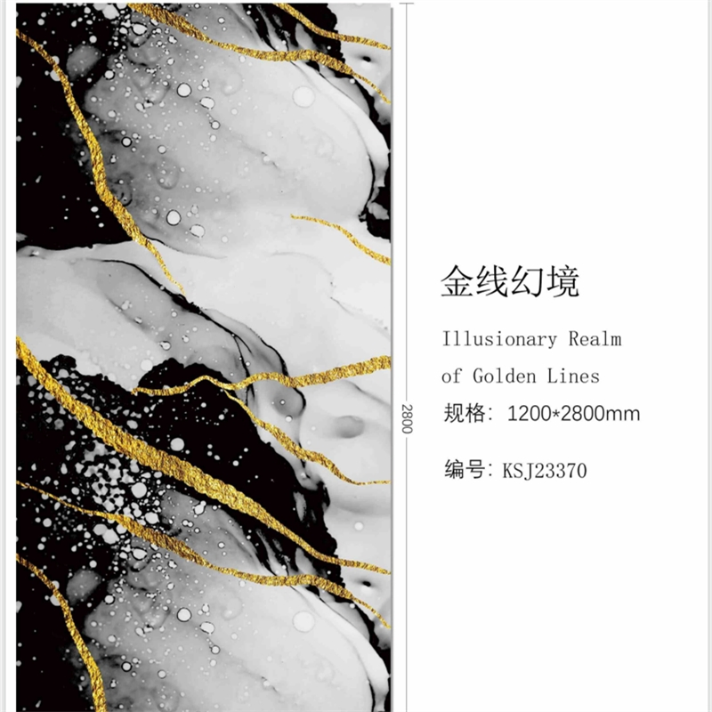 Easy Install High Glossy Flexible Marble Replacement Waterproof and Fire-Retardant PVC UV Marble Sheet for Construction Decoration