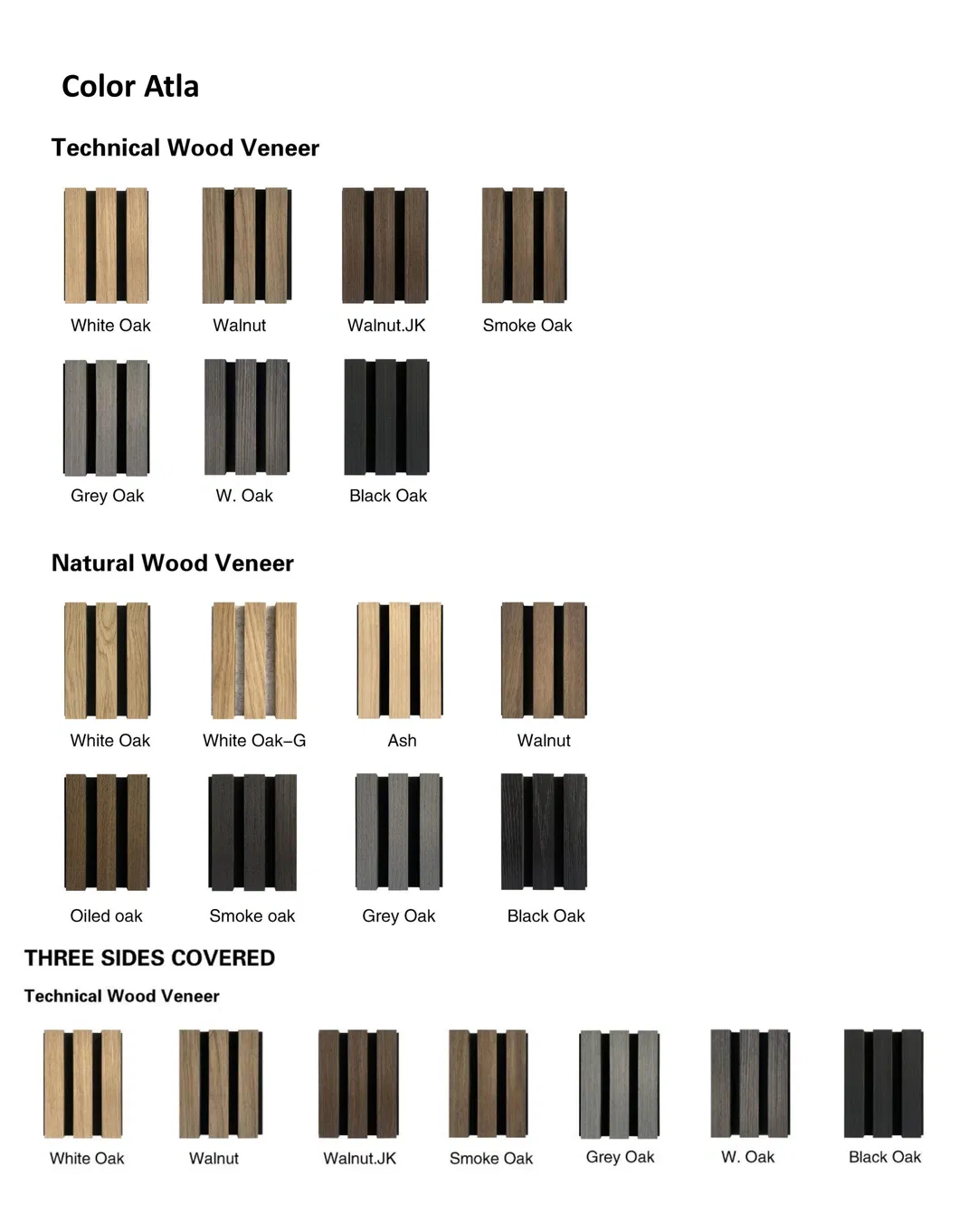 MDF Acoustic Panel Color