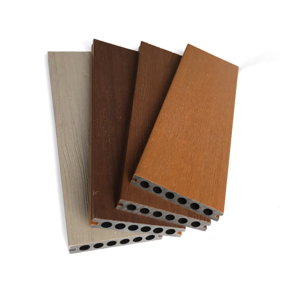 Invisible Gap Design Easy Install and Replace Swimming Pool Decking Solid Board Outdoor Floorings Wood Composite WPC Decking