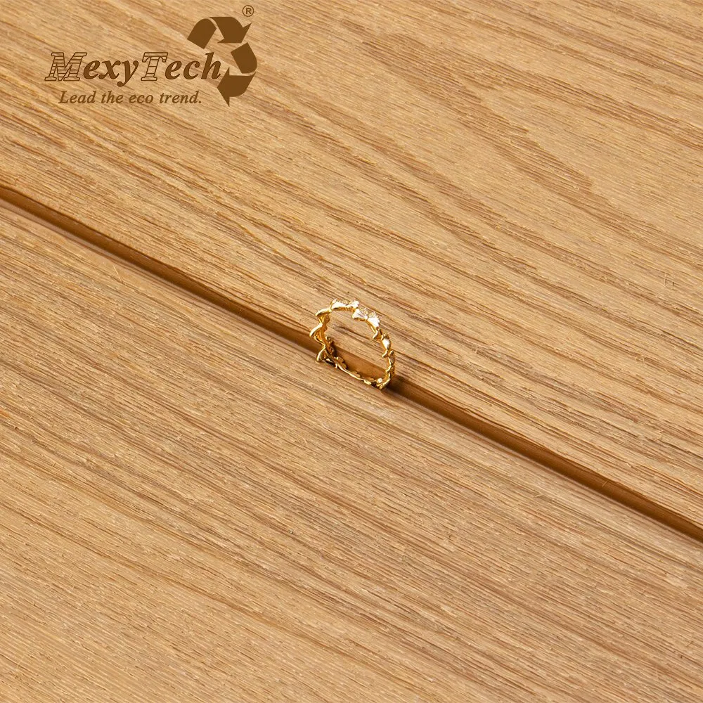 Waterproof Easy Installation WPC Decking Invisible Gap Design Solid Hardwood Outdoor Flooring