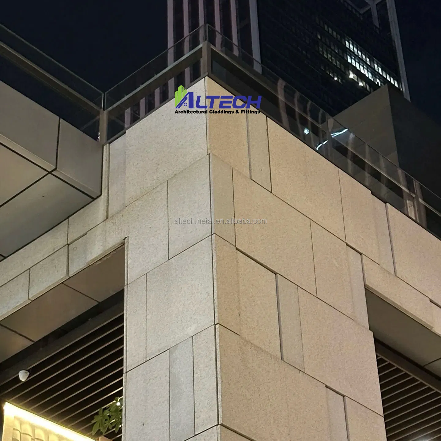 Meta Artificia Stone Aluminum Cladding for Exterior Wall Decoration