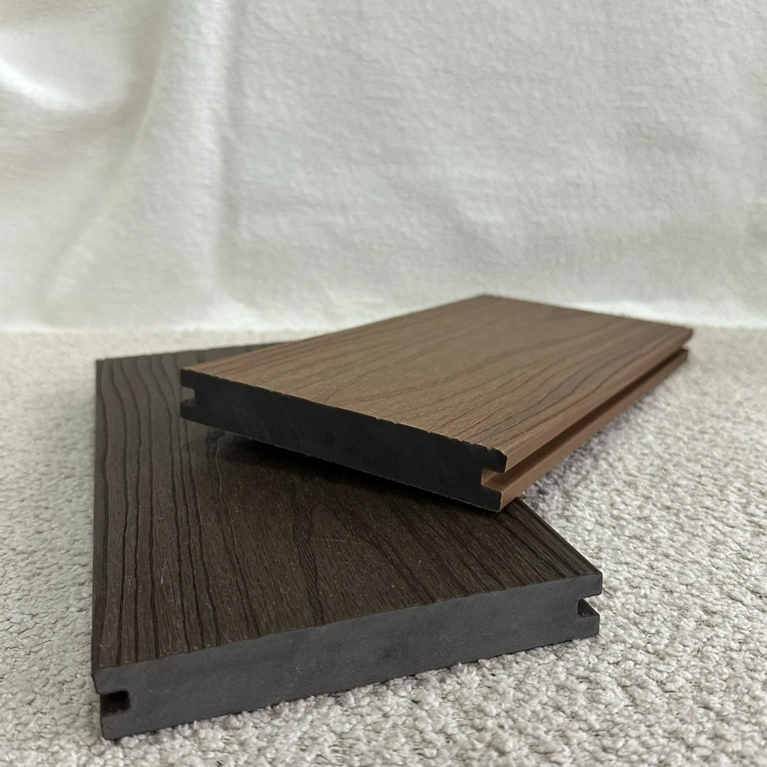 Solid Thick WPC Decking Floating Deck Board Floor for Outdoor Decoration