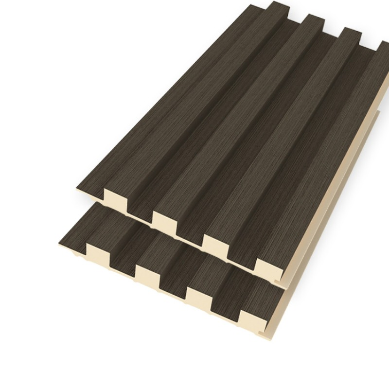 Slatted/Fluted Wall Panel Exterior Siding Co-Extrusion External WPC Cladding, 219*26mm Outdoor Wall Cladding