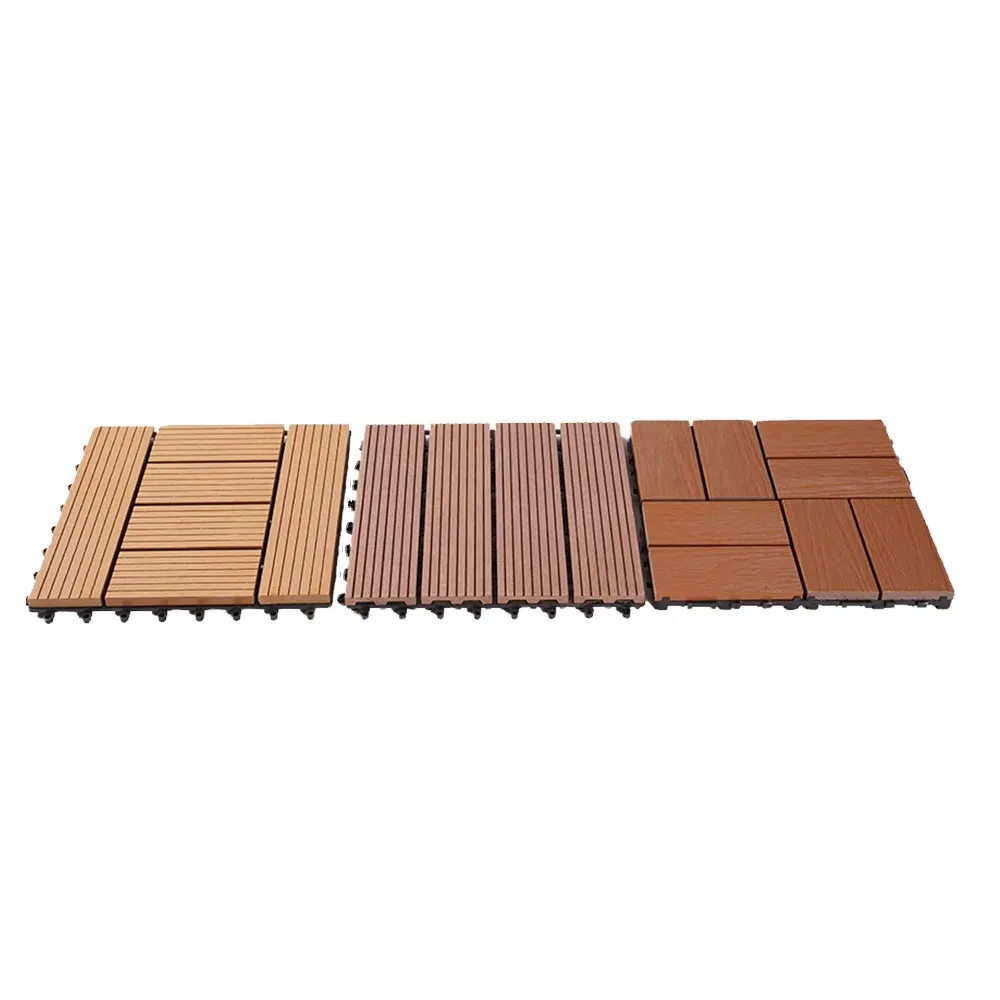 High Quality Assurance Thermowood Flooring Outdoor Engineered WPC Tiles Composite Decking Plank