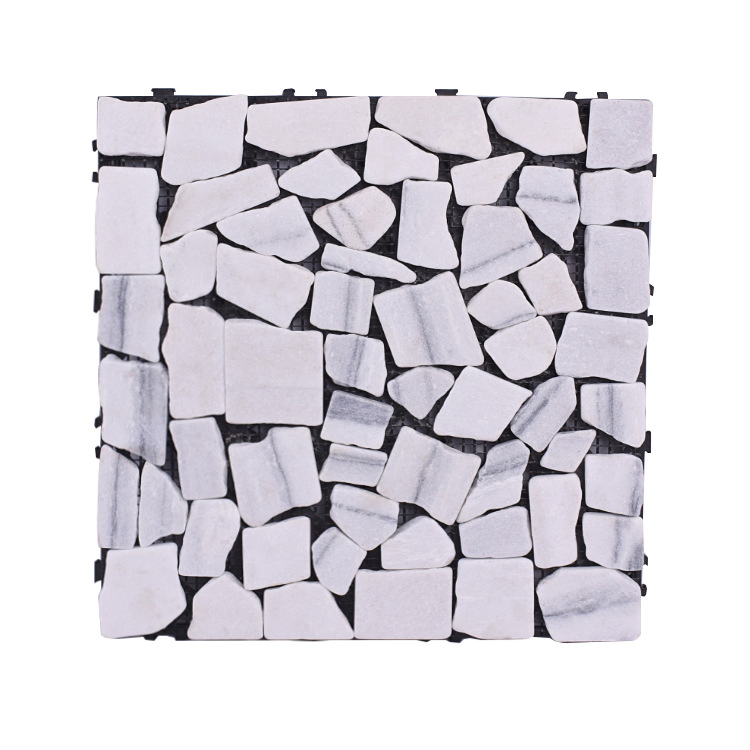 WPC Balcony Decking Tiles Balcony Composite Decking Waterproof/Moistureproof WPC Decking Building Material 300*300mm