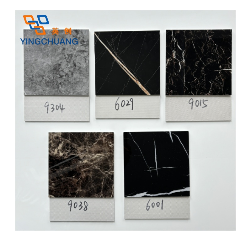 Yingchuang High Quality 1220*2440mm PVC Marble Sheet for Decorative