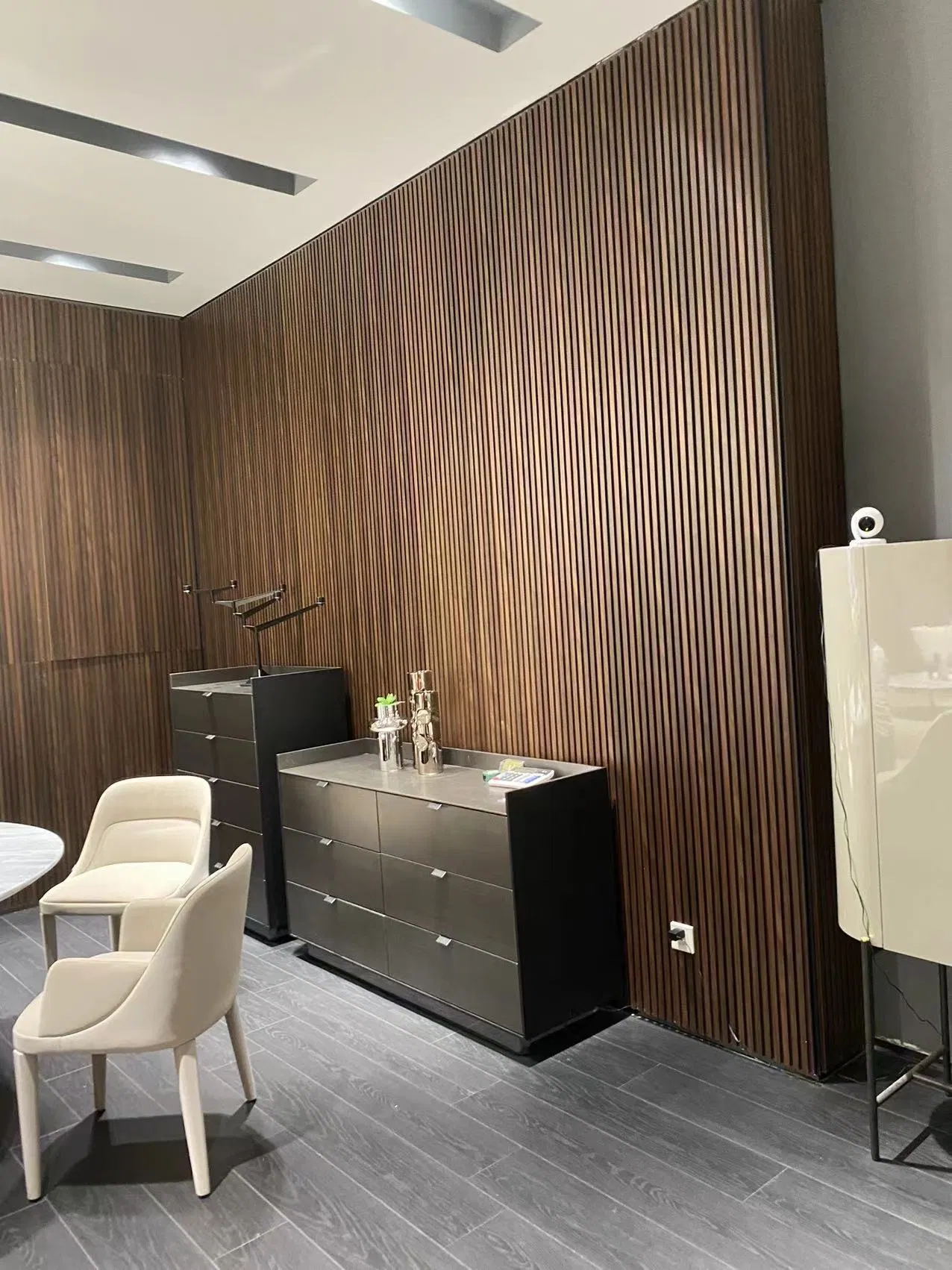 3D Wood WPC Acoustic Slat Wall Panels for Home Decor