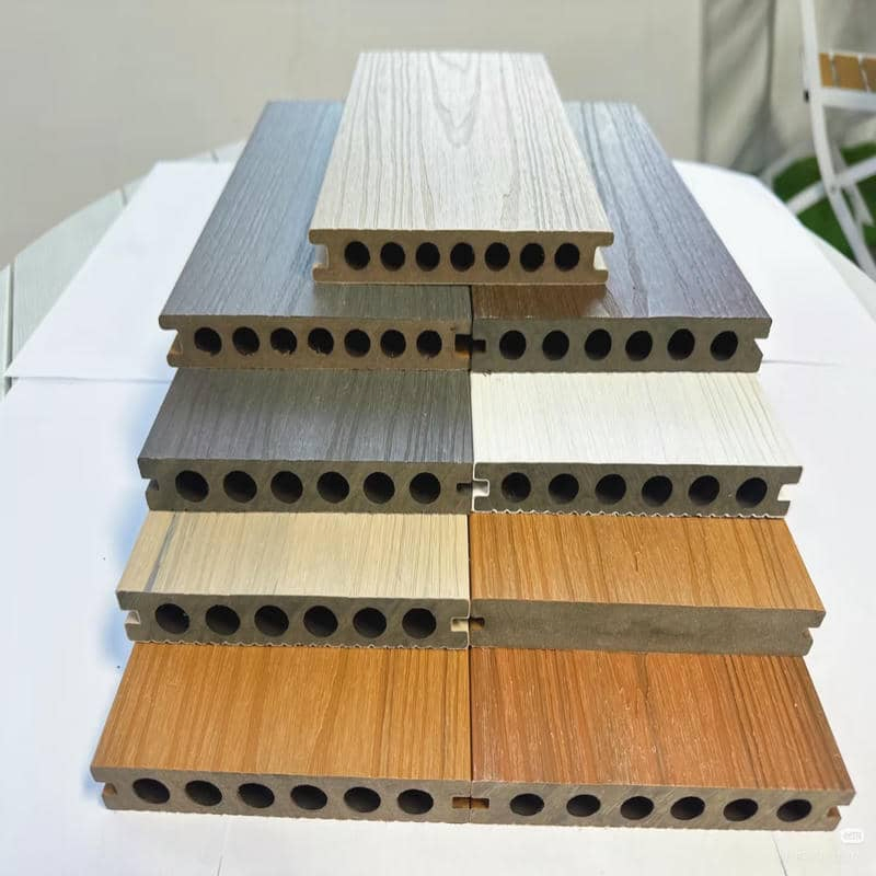 Outdoor WPC Decking Wood Plastic Composite Hollow Decking Waterproof Fire Rated
