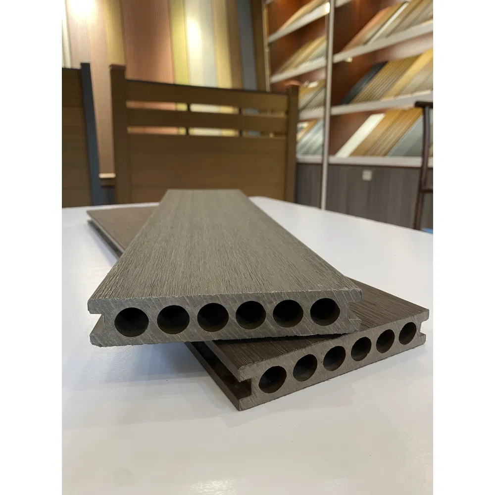 Hot Sales Waterproof Hollow WPC Deck Co-Extrusion Deck WPC Outdoor Floor Double Color Decking for Swimming Pool