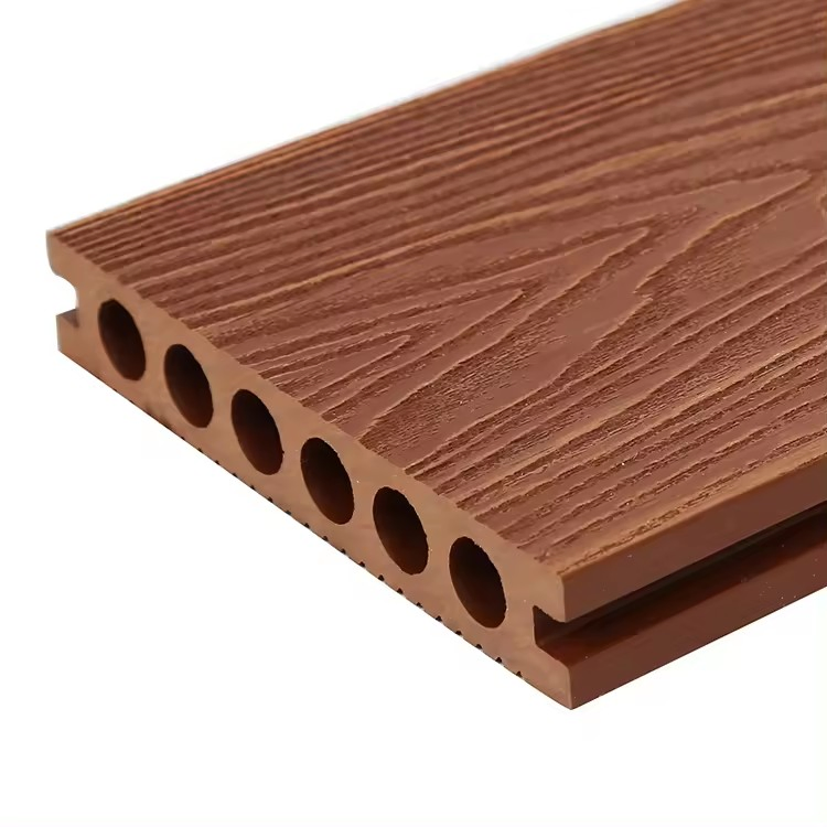 Waterproof WPC Decking Solid Composite Decking Board WPC Outdoor WPC Floor Wood Plastic Composite