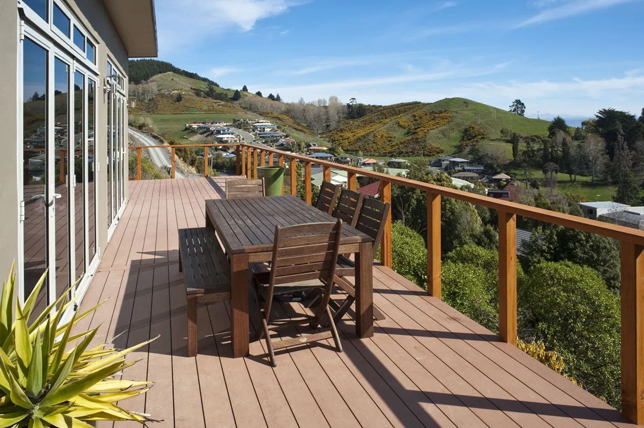 145 X 22mmwood Plastic Composite Decking, WPC Solid Decking