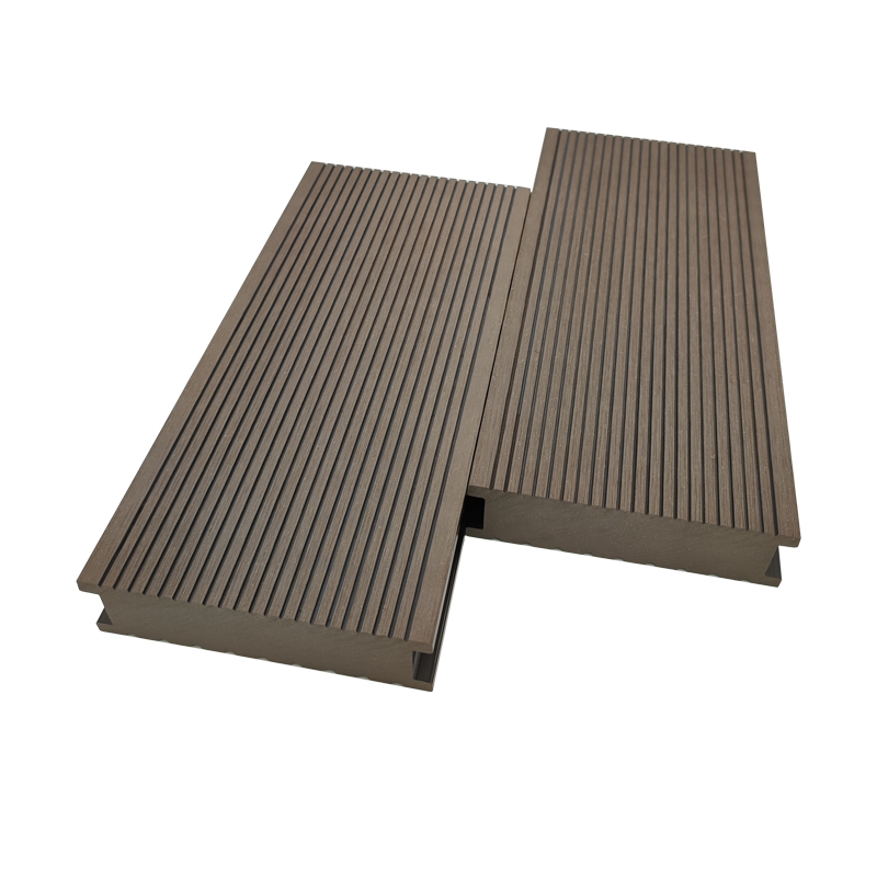Waterproof Engineered WPC Outdoor Flooring Solid Wood Plastic Composite Decking