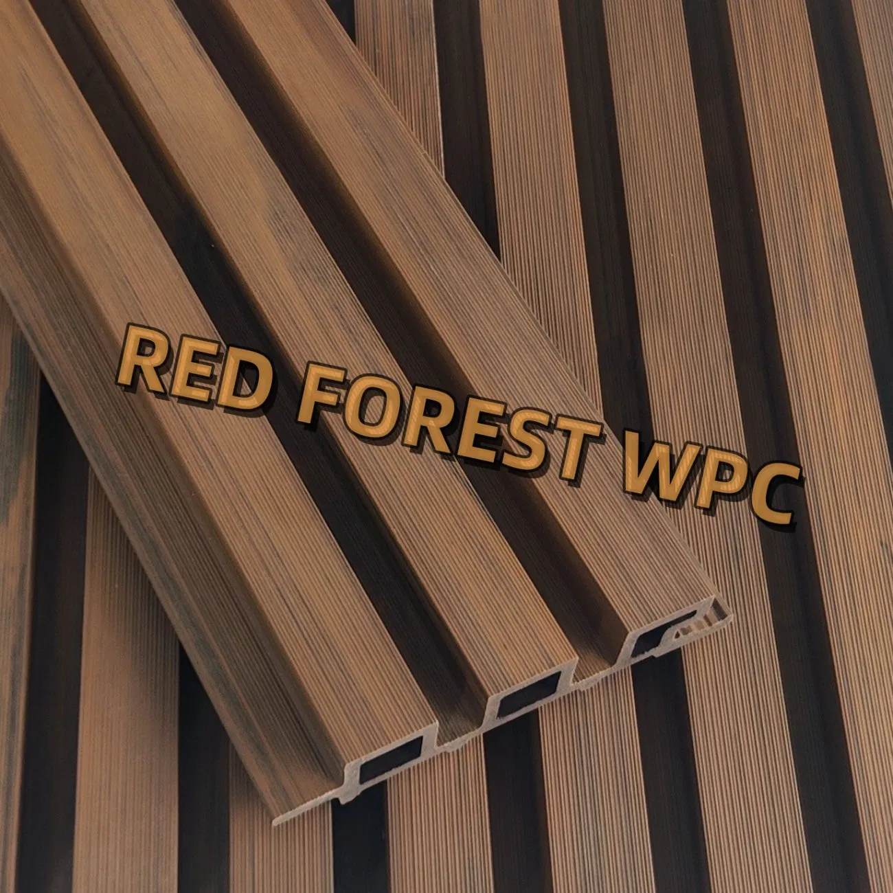 Hot Sell Second Generation Co-Extrusion Wood Plastic Composite WPC Great Wall Panel Decorative Board Garden Terrace Cladding for Outdoor Space