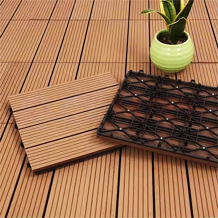 Easy Install Mothproof WPC Tiles for DIY Outdoor Decking