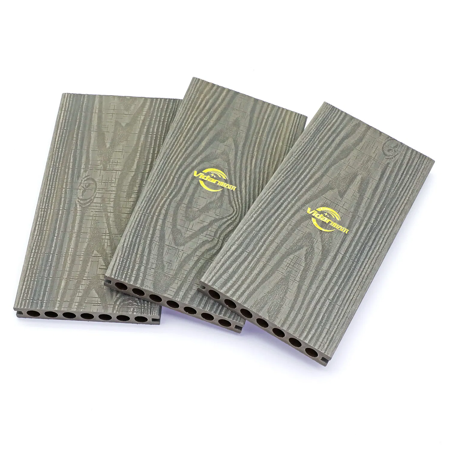 High Quality European Outdoor Flooring WPC Co-Extrusion Solid Wood Grain Deck Decking