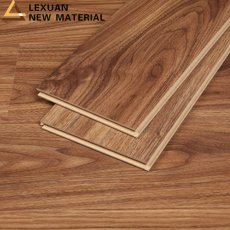 MDF HDF AC3 AC4 8mm 12mm Waterproof Anti-Slip High Gloss Wood Laminate Laminated Flooring for Indoor Residential