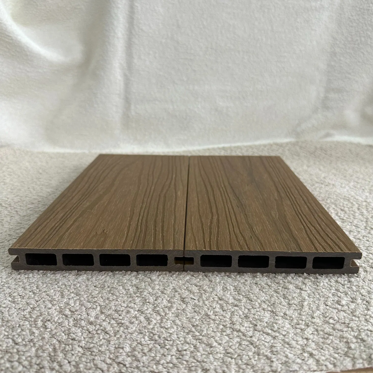 Hollow WPC Decking 145X21mm Soundproof Engineered Flooring