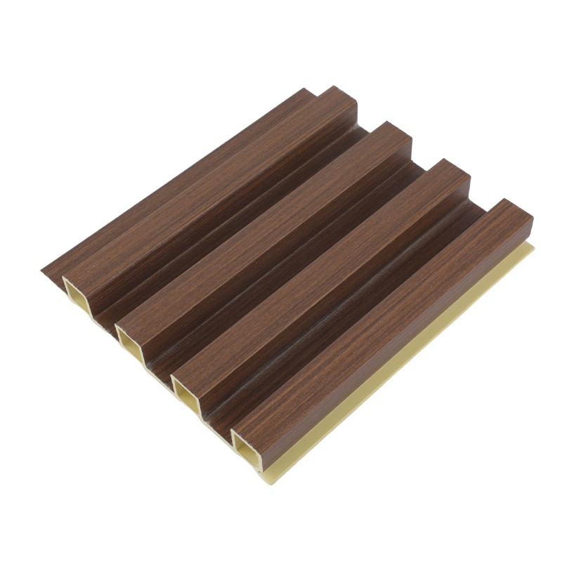 WPC Fluted Wall Panels Exterior Co Extrusion Wood Plastic Composite Slatted Wall Cladding Outdoor No Reviews Yet