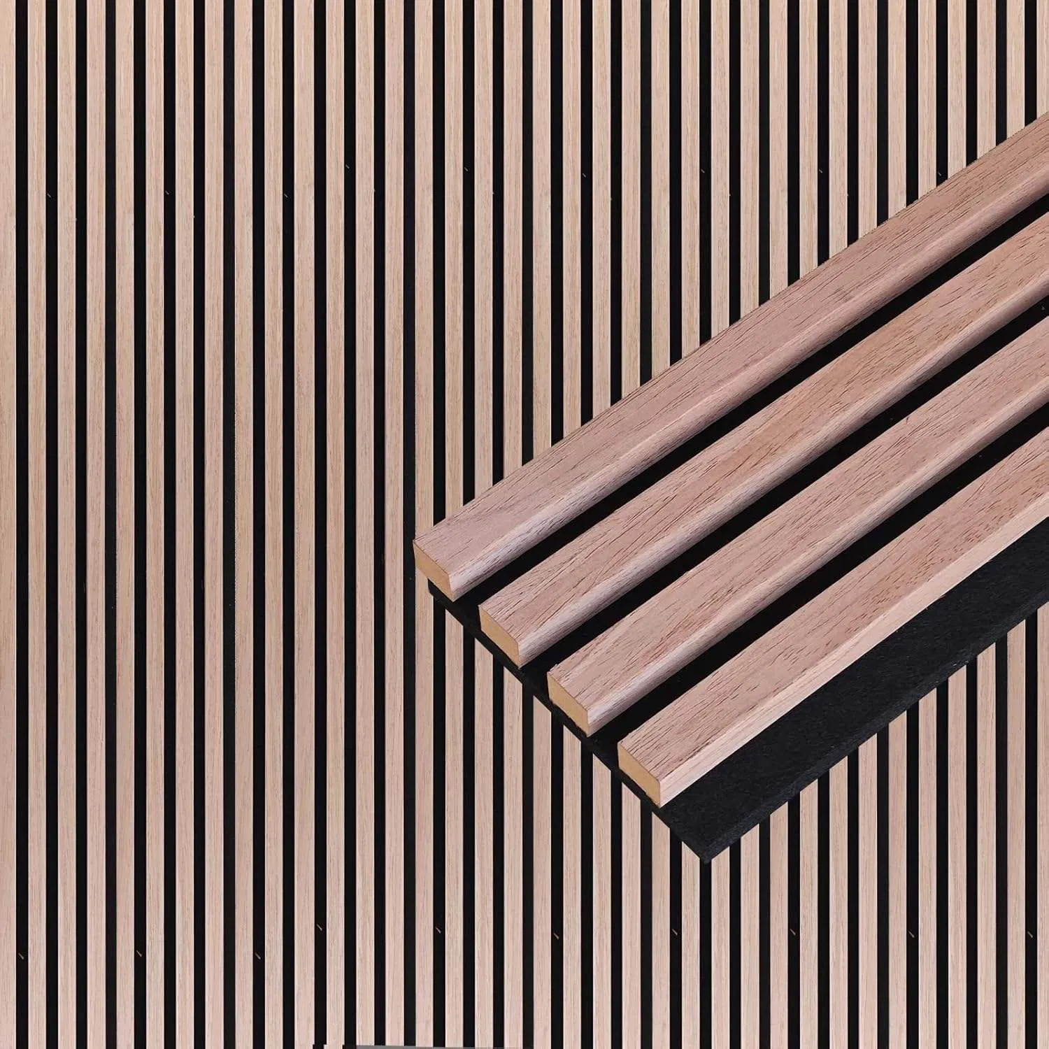 Easy-to-Install MDF Acoustic Wood Slat Wall Panels for Room Stadium