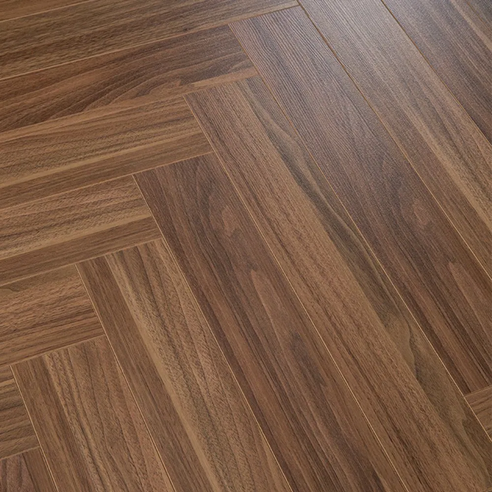 Factory Direct Sales of New-Style Herringbone Pattern V-Shaped Laminate Flooring