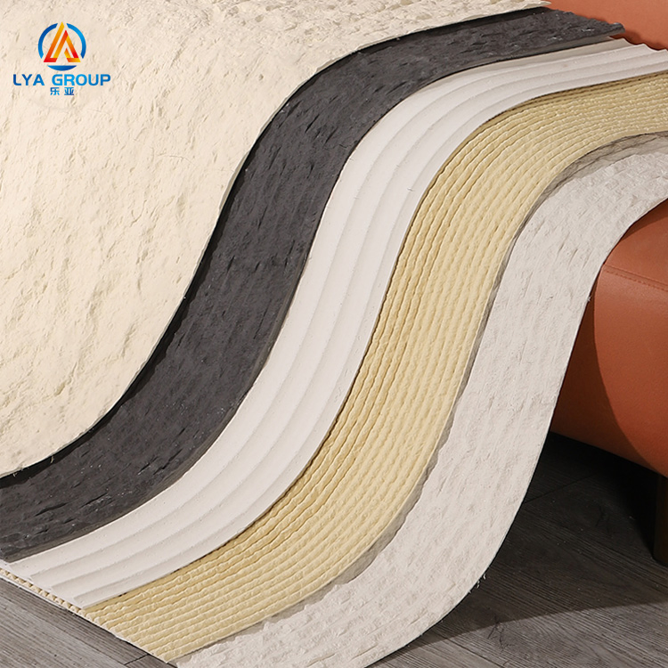 Safety-Suitable High-Rise Mcm Modified Clay Material Flexible Stone Veneer Sheet Preferable Stone Green Flexi Clay Cladding Tile