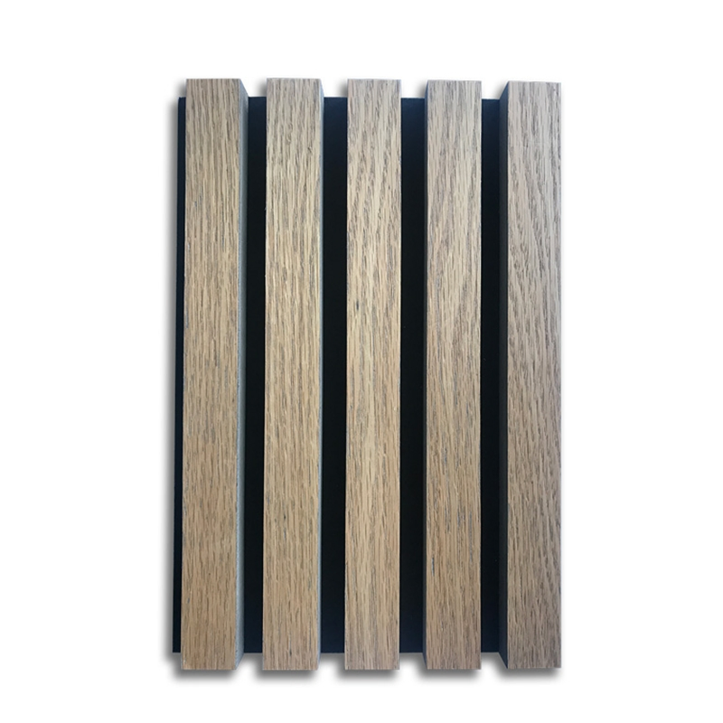 Wood Slat Wall Panel Wood Veneer for Soundproof Home Acoustic Panel Covering