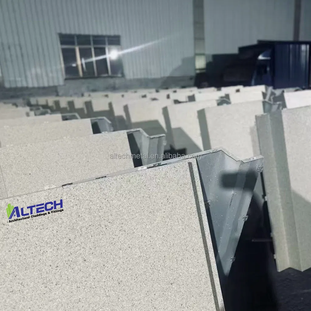 Meta Artificia Stone Aluminum Cladding for Exterior Wall Decoration