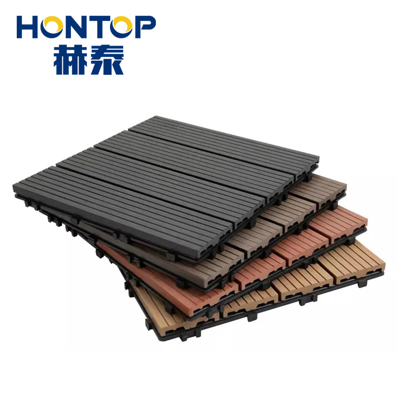DIY Flooring Tile WPC Interlocking Decking for Balcony