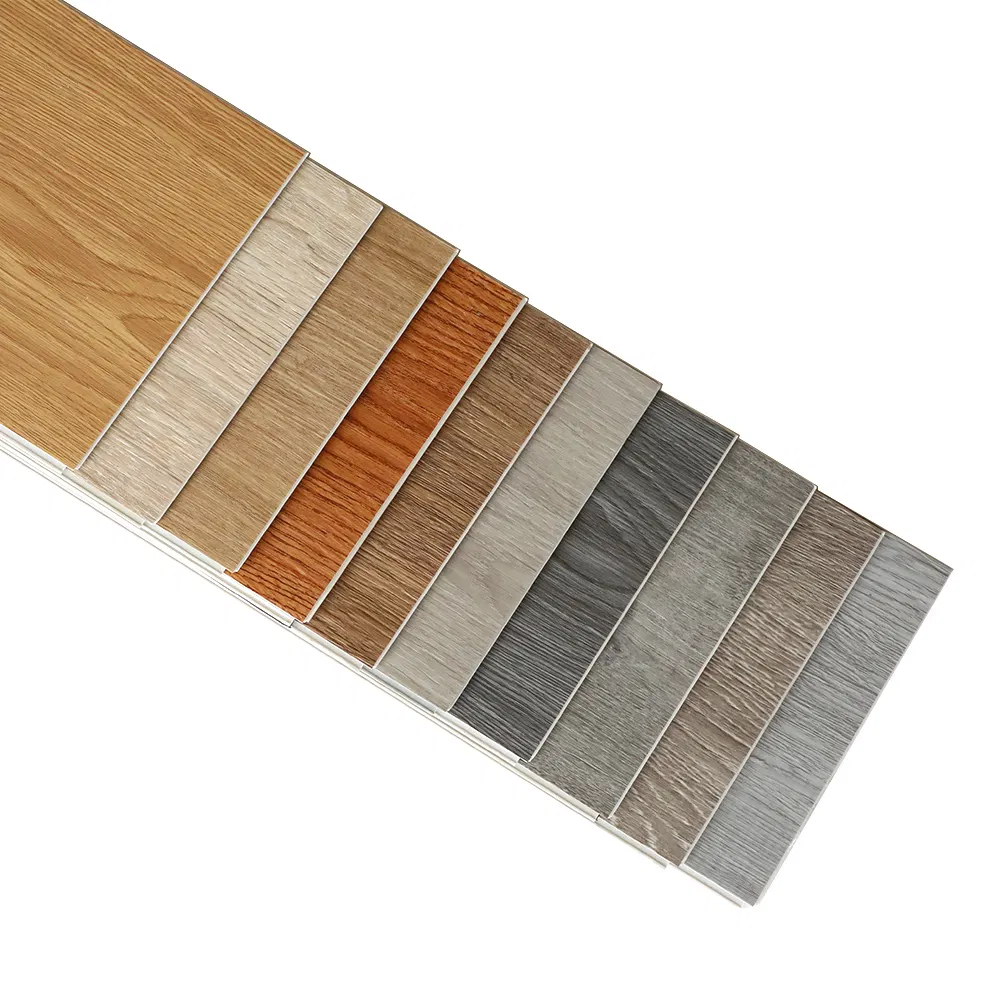Manufacturer 4mm/5mm/6mm Commercial Use Modern Style Pad 1.5m EVA IXPE 100% Waterproof Unilin Click Herringbone Rigid Vinyl Plank Spc Flooring Click Vinyl Tile