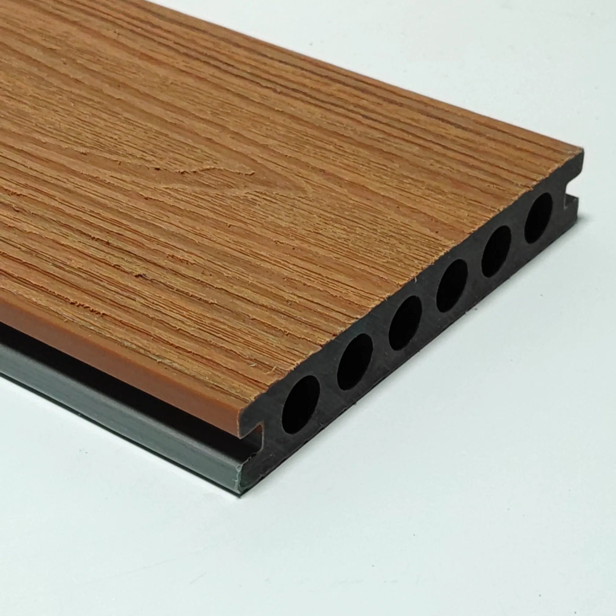 Top-Grade Hollow WPC Decking Fire-Rated Anti-Corrosion for Commercial Outdoor Flooring